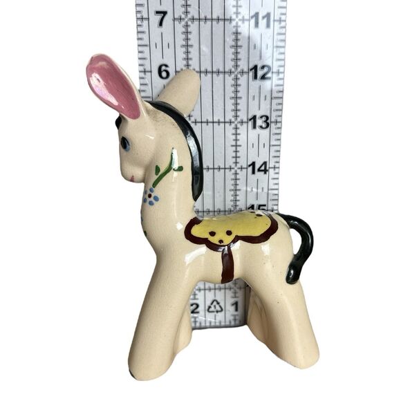 MCM Vintage Dee Lee Donkey California Pottery Figurine Retro Ceramic - Picture 8 of 8